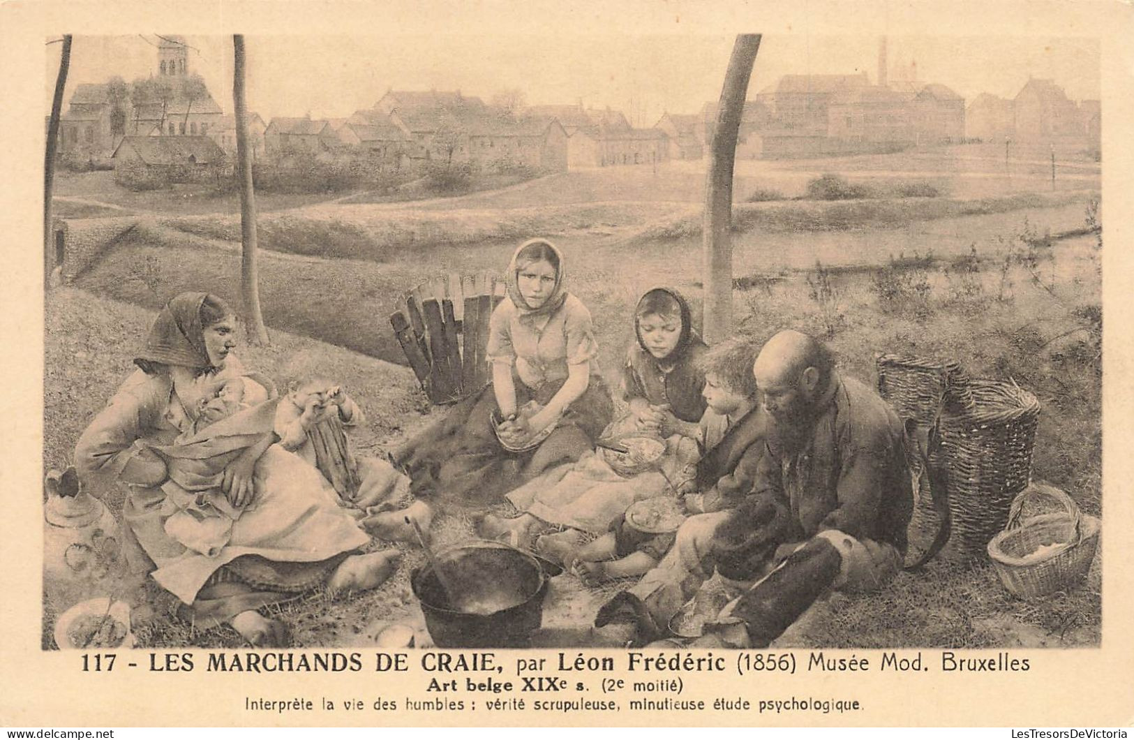 BELGIQUE - Musée Mod Bruxelles - Les Marchands De Craie Par Léon Frédéric (1856) - Carte Postale Ancienne - Musées