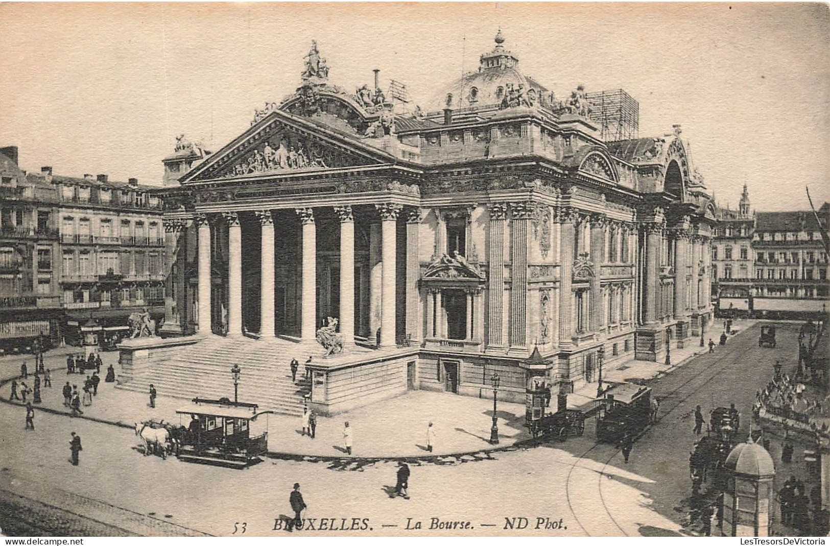 BELGIQUE - Bruxelles - La Bourse - Carte Postale Ancienne - Otros & Sin Clasificación