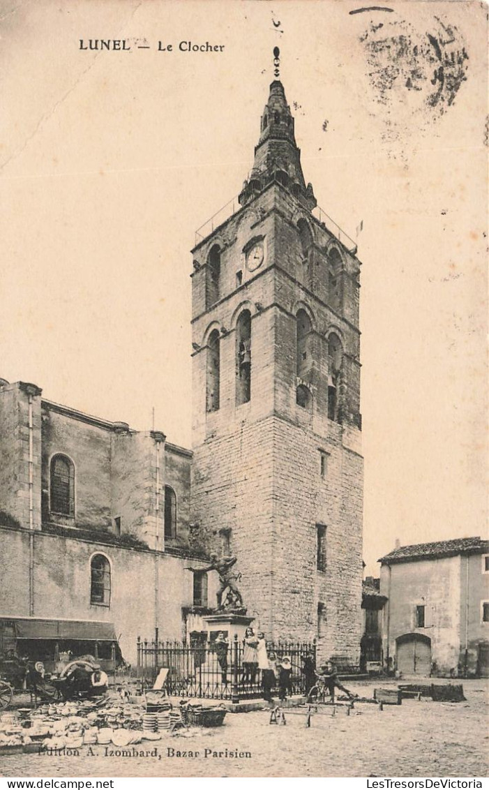 FRANCE - Lunel - Vue Générale Du Clocher - Carte Postale Ancienne - Lunel