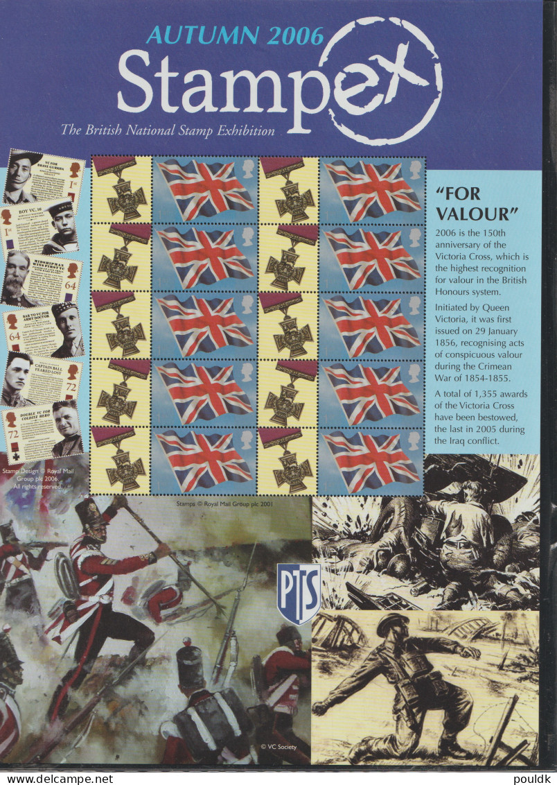 Great Britain 2006 For Valour Stampex 2006 Smilers Sheet MNH/**. Postal Weight 0,2 Kg. Please Read Sales - Smilers Sheets