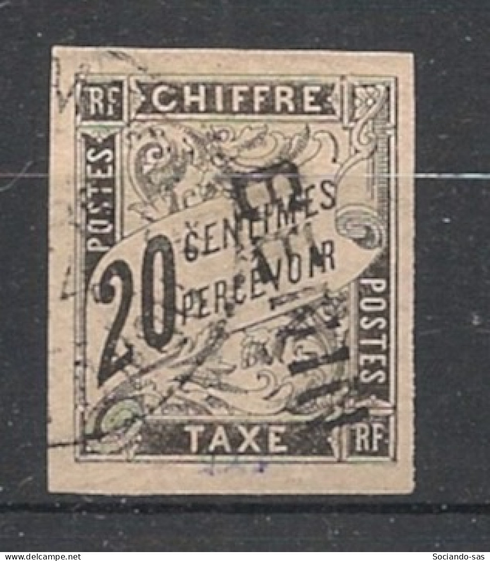 BENIN - 1894 - Taxe TT N°YT. 3 - Type Duval 20c Noir - Signé ROUMET - Oblitéré / Used - Usados