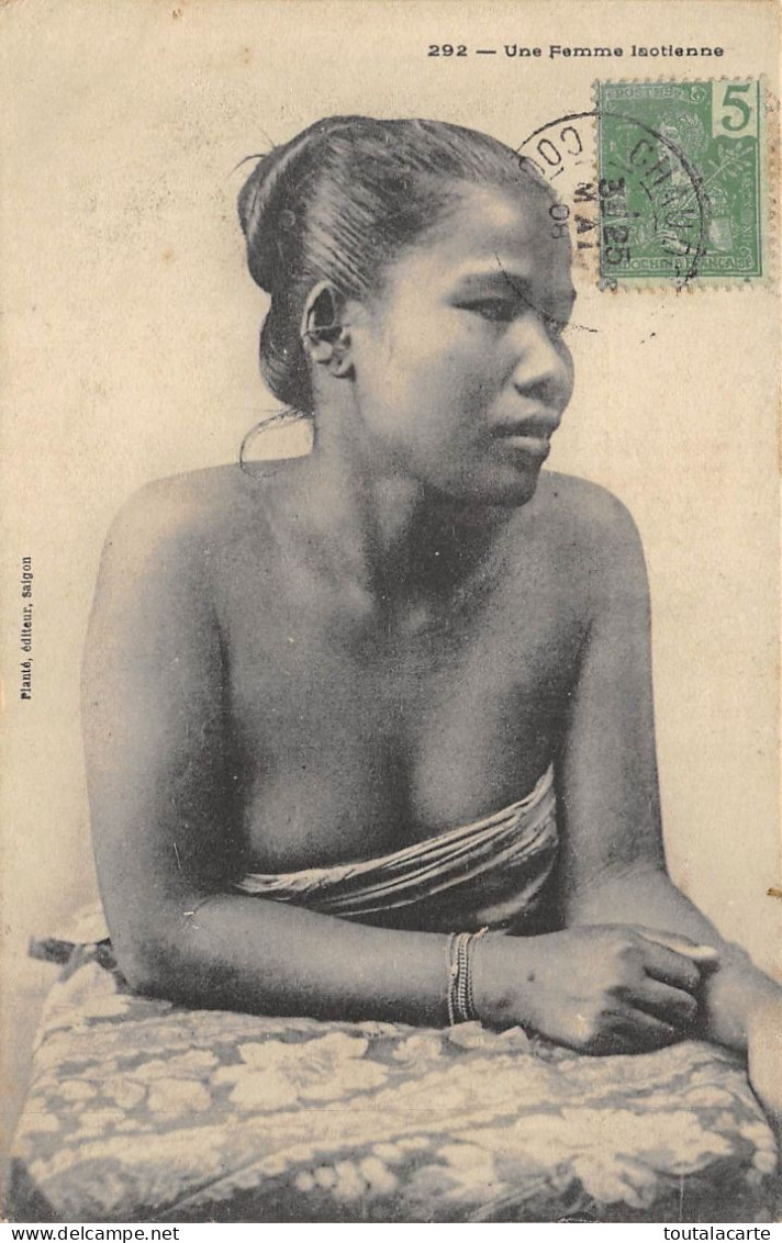 CPA LAOS  UNE FEMME LAOTIENNE - Laos