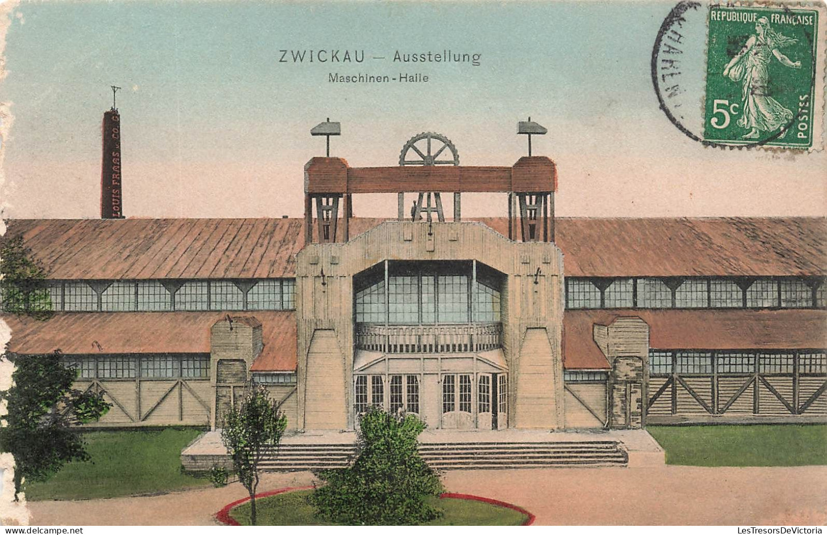 ALLEMAGNE - Zwickau - Exposition - Salle Des Machines - Colorisé - Carte Postale Ancienne - Zwickau