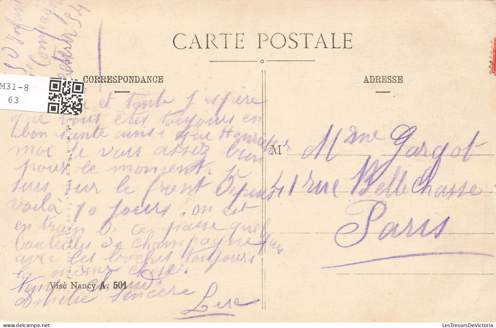 FRANCE - Sampigny - Curieux Effet D'un Obus Sur Une Maison - Carte Postale Ancienne - Other & Unclassified