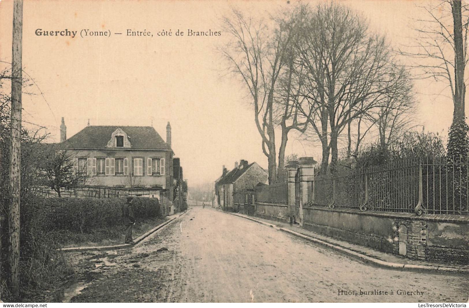 FRANCE - Guerchy - Entrée Côté De Branches - Carte Postale Ancienne - Sonstige & Ohne Zuordnung