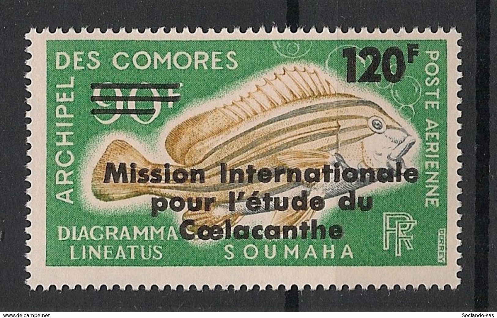 COMORES - 1973 - Poste Aérienne PA N°YT. 52 - Coelacanthe - Neuf Luxe ** / MNH / Postfrisch - Poste Aérienne