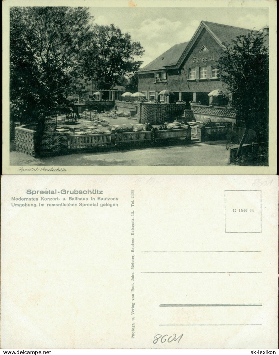 Grubschütz Doberschau-Gaußig  Restauration Spreetal B Bautzen 1928 - Doberschau-Gaussig Dobruša-Huska