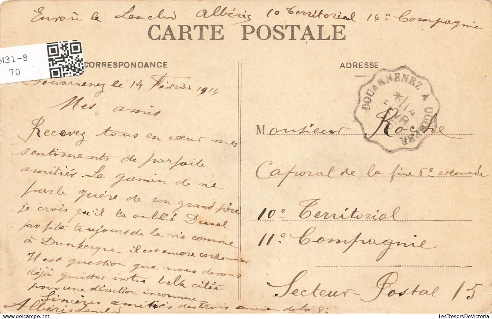 FRANCE -  Confort Meilars - La Signature De Monsieur Le Maire  - Carte Postale Ancienne - Confort-Meilars