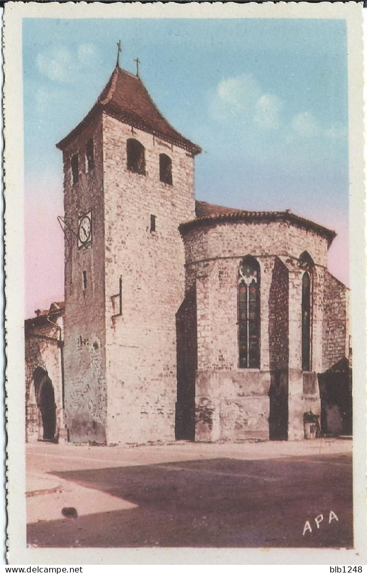 [82] Tarn Et Garonne > Lauzerte Eglise Saint Barthelemy Couleur - Lauzerte