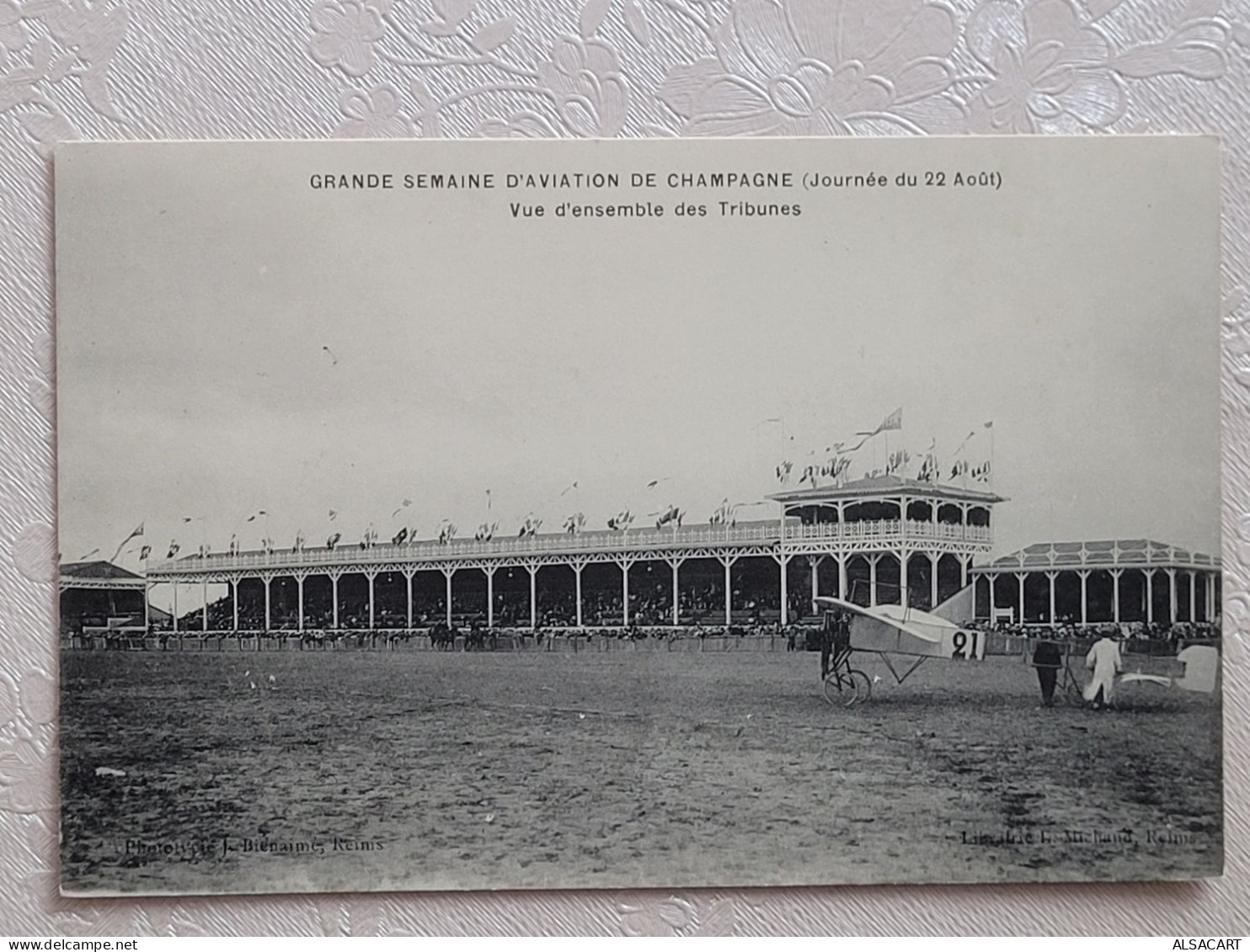 Grande Semaine D'aviation De Champagne , Vu Des Tribunes - Fliegertreffen