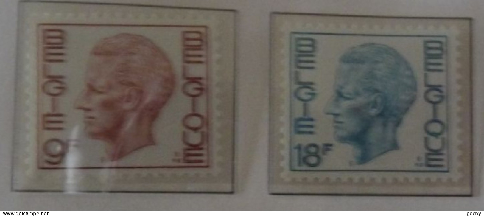 Belgium   N° 1961 à 1997 ** + B 55 / 56   1980  cat: 48 €            année complète    (16€ faciale)