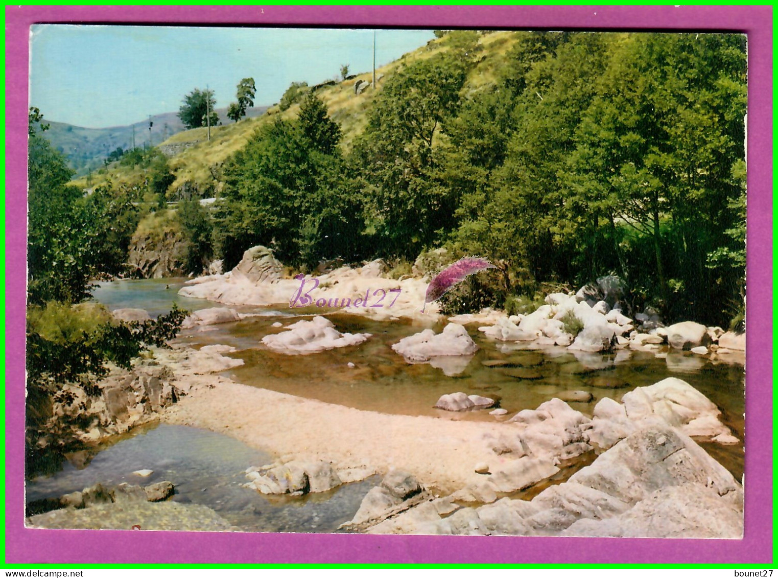 CPSM LE PONT DE MONTVERT - Le Tarn Et La Plagette Plage  - Le Pont De Montvert