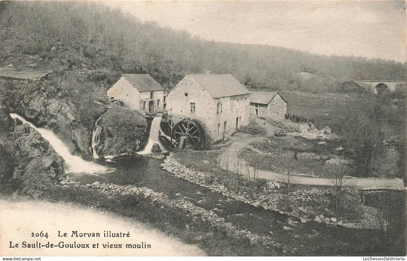 FRANCE - Le Morvan Illustré - Sault De Gouloux Et Vieux Moulin - Carte Postale Ancienne - Other & Unclassified