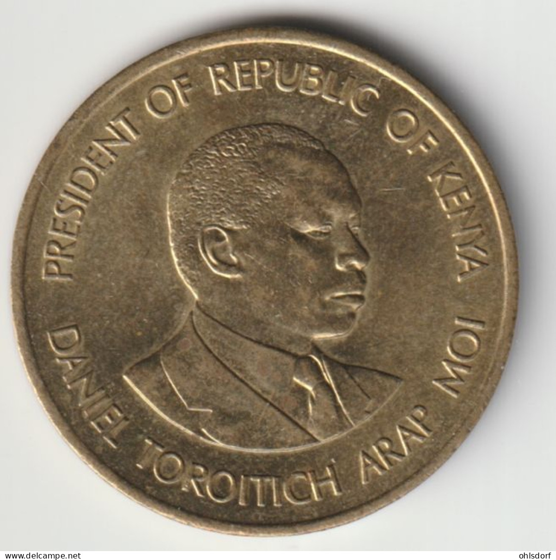 KENYA 1990: 5 Cents, KM 17 - Kenya