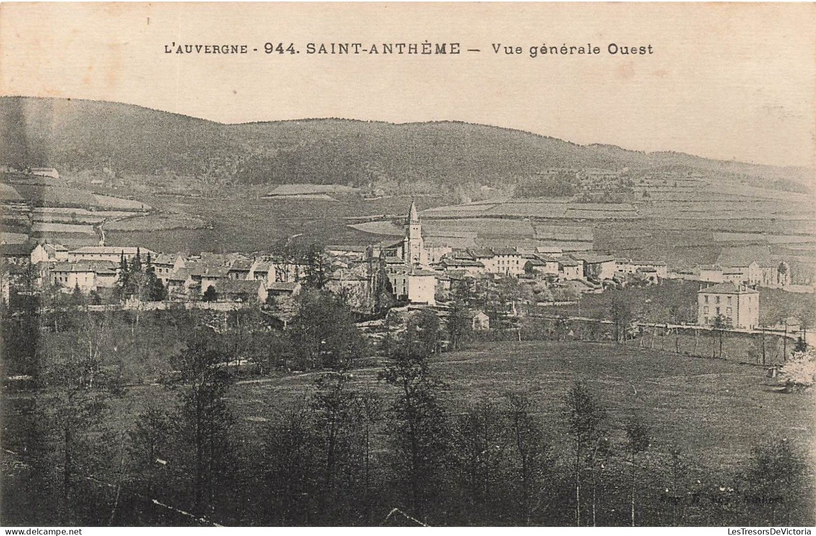 FRANCE - Saint Anthème - Vue Générale Ouest - Carte Postale Ancienne - Other & Unclassified