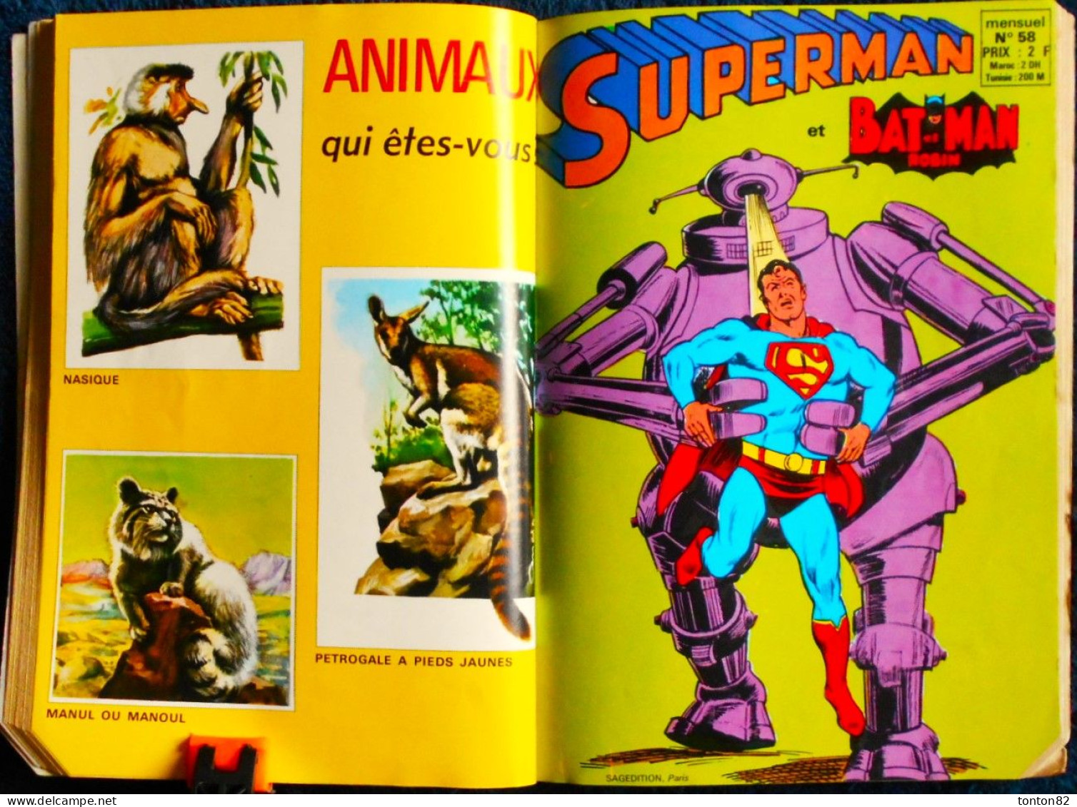 SUPERMAN - Album N° 19 - ( 1973 ) . - Superman