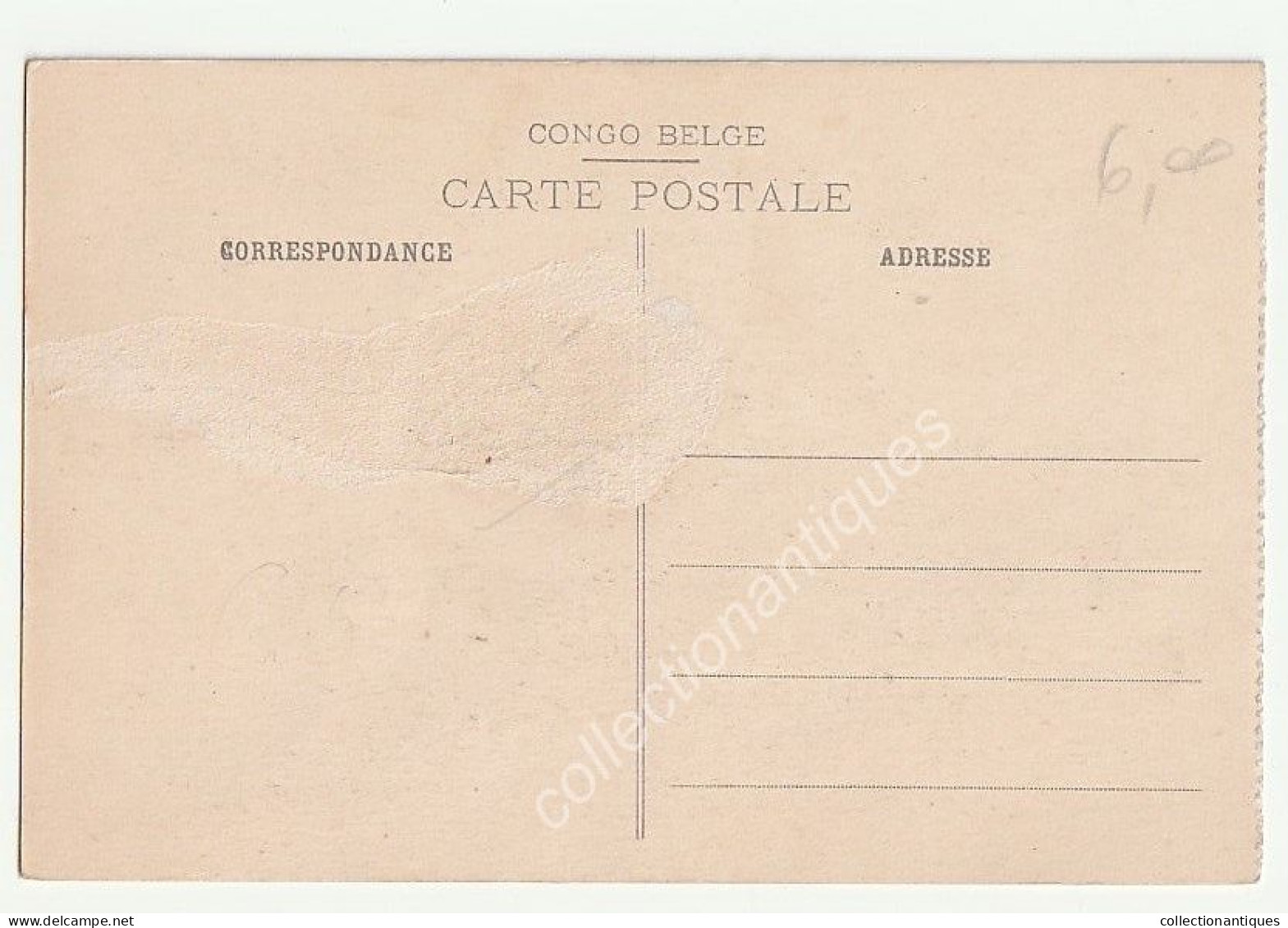 Carte Photo - Fillette Asserongo - Nu Partiel - Non Circulée - Divisée - Cliché W.K. - Congo Belge