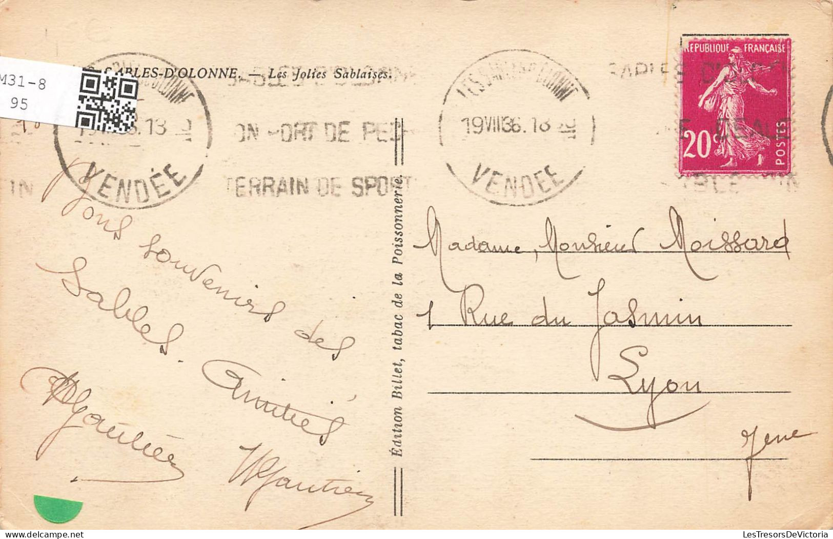 FRANCE - Sables D'Olonne - Les Jolies Sablaises - Carte Postale Ancienne - Sables D'Olonne
