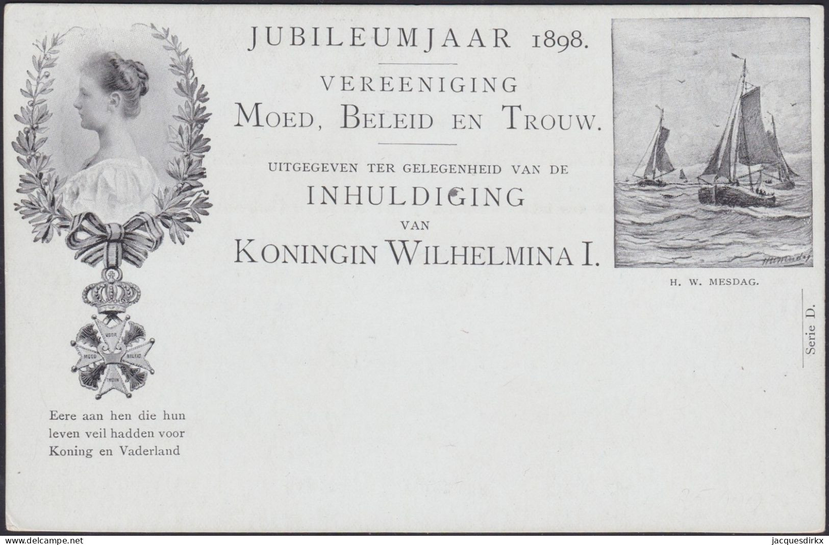 Nederland        .   Postkaart (2 Scans)     .    **     .   Postfris  .   /   .   MNH - Lettres & Documents