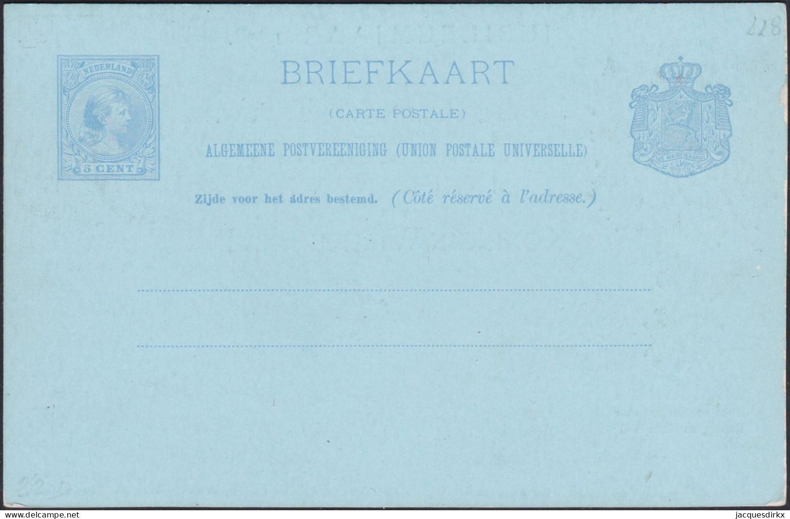 Nederland        .   Postkaart (2 Scans)     .    **     .   Postfris  .   /   .   MNH - Covers & Documents