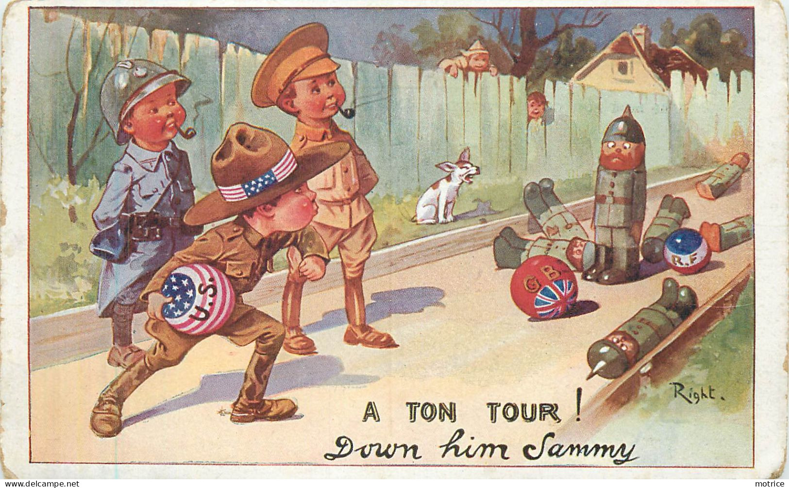 RIGHT (illustrateur) - à Ton Tour! , Enfant Militaires, Guerre 1914/18. - Right