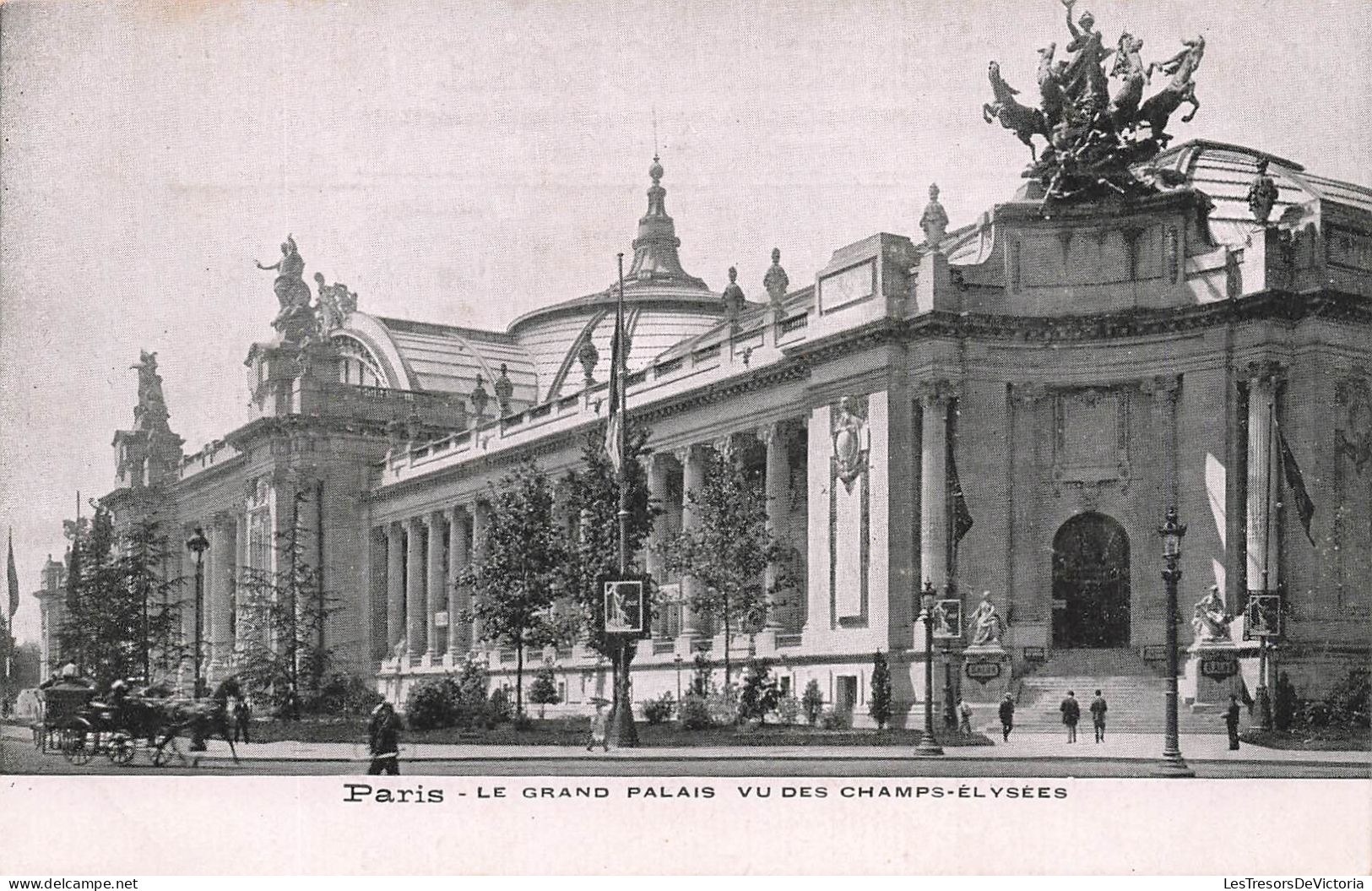 FRANCE - Paris - Le Grand Palais Vu Des Champs-Élysées - Carte Postale Ancienne - Sonstige & Ohne Zuordnung