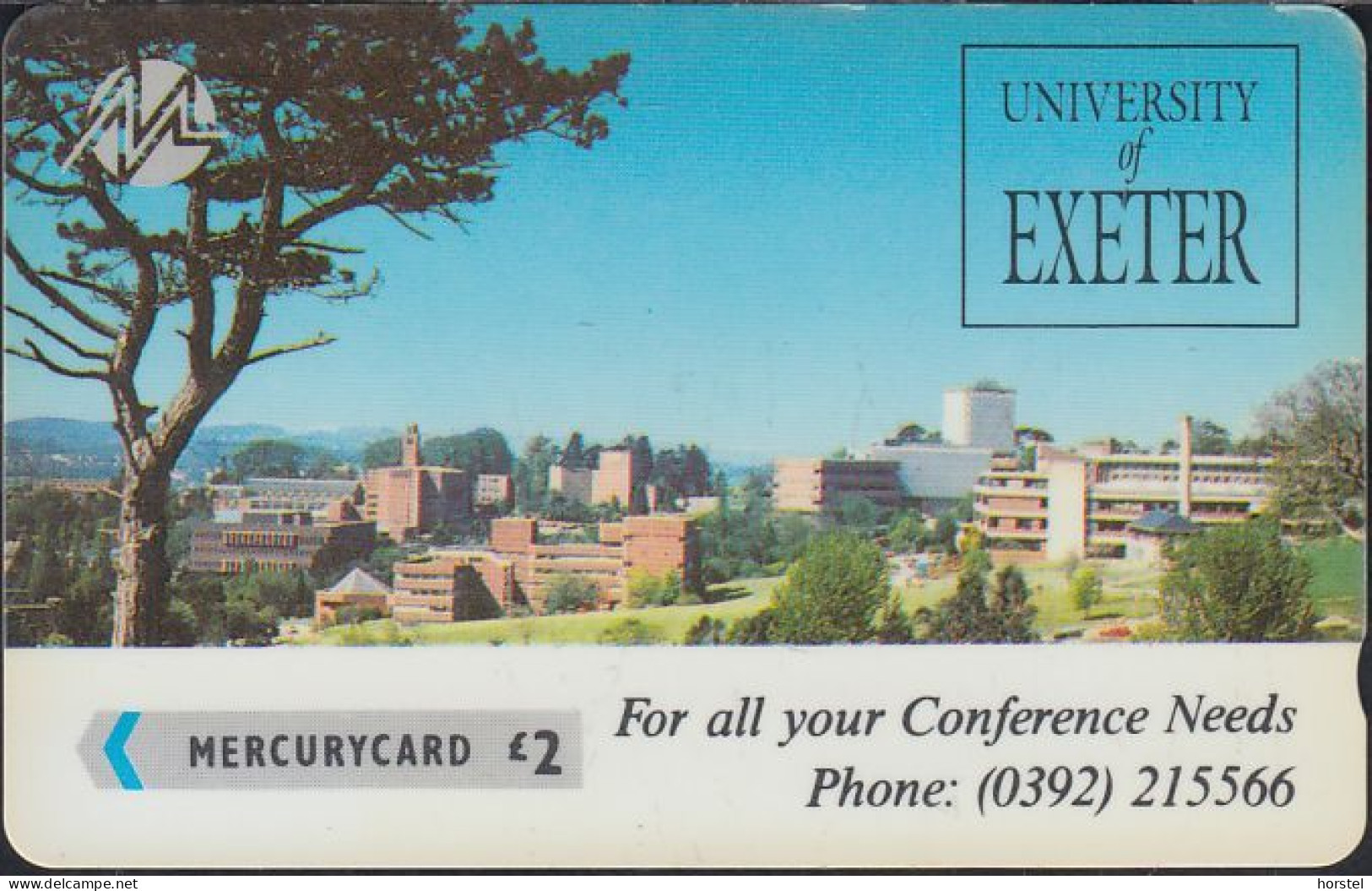 Paytelco Cards - PYU008 University Of Exeter - Conference Needs - £2 - 1PEXA - [ 4] Mercury Communications & Paytelco