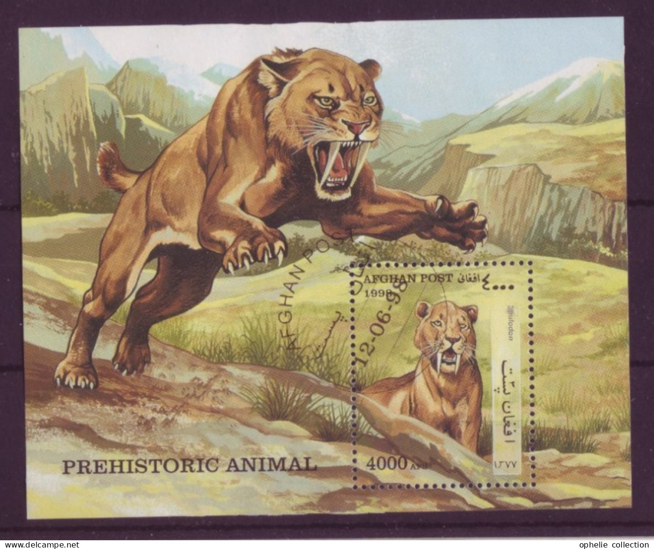 Asie - Afghanistan 1998 - BLF Prehistorics Animals - 5959 - Afghanistan