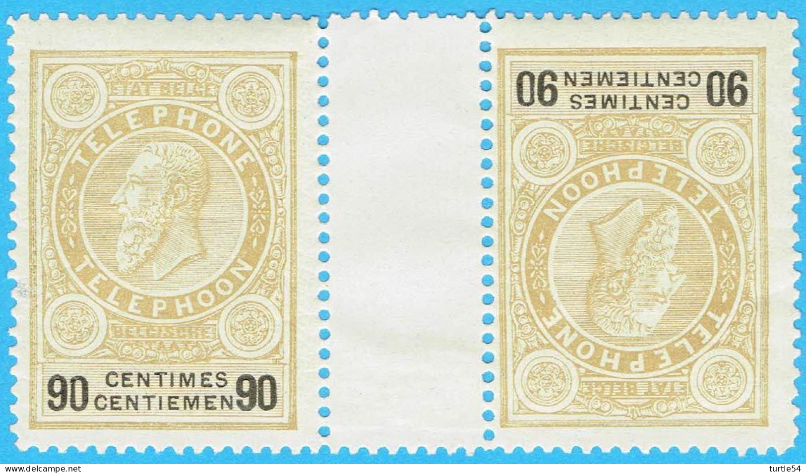 Belgique N° TE24 - 90 Centimes Année 1890 - Telefoonzegels [TE]