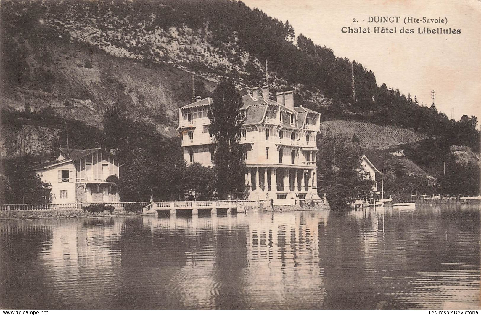 FRANCE - Duingt - Chalet Hôtel Des Libellules - Carte Postale Ancienne - Duingt