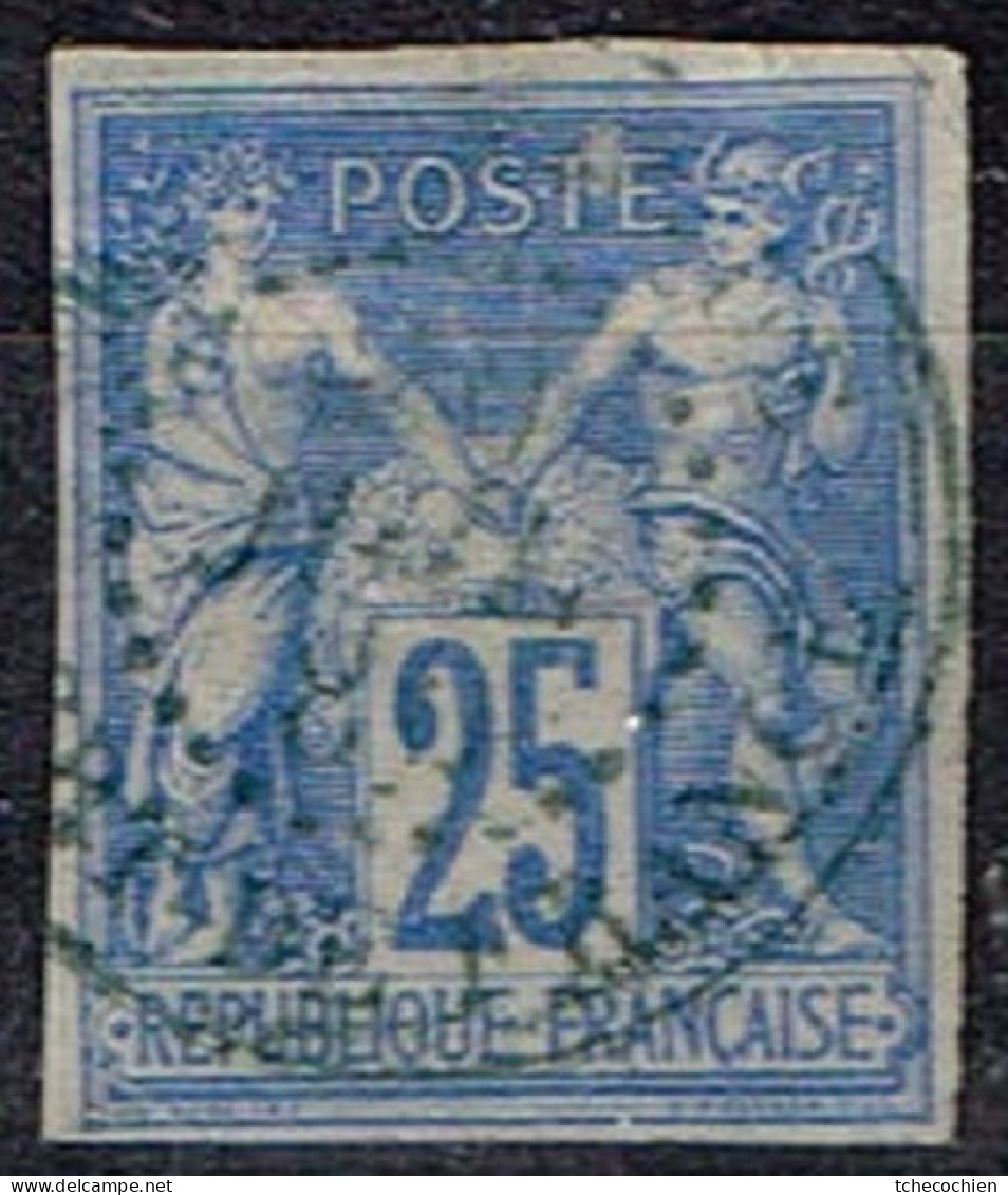 Colonies Françaises - Emissions Générales - 1877 - Y&T N° 36 Oblitéré - Sage