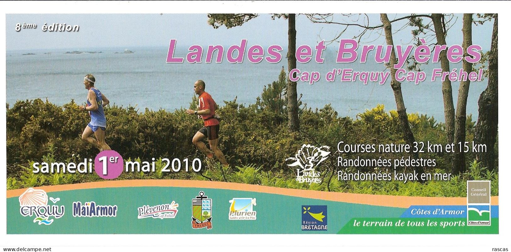 CPM LONGUE - ATHLETISME - COURSE A PIED - COURSE NATURE - CAP D'ERQUY - CAP FREHEL - Athlétisme