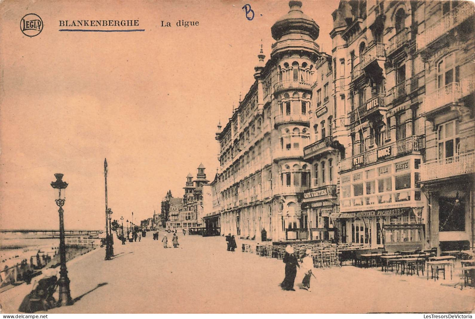 BELGIQUE - Blankenberge - La Digue - Carte Postale Ancienne - Blankenberge