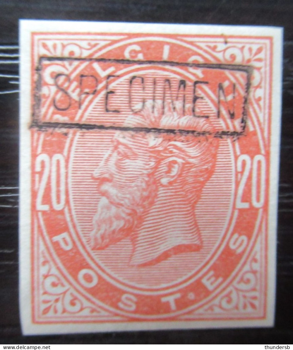 Kleurproef 20 Cent - Ongetand Met Specimen - Ongebruikt * - Proofs & Reprints