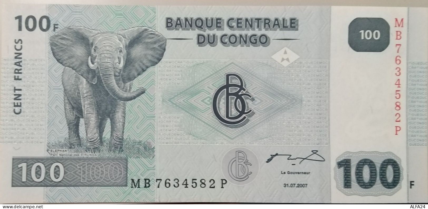 CONGO 100 FRANCS -UNC - Repubblica Del Congo (Congo-Brazzaville)