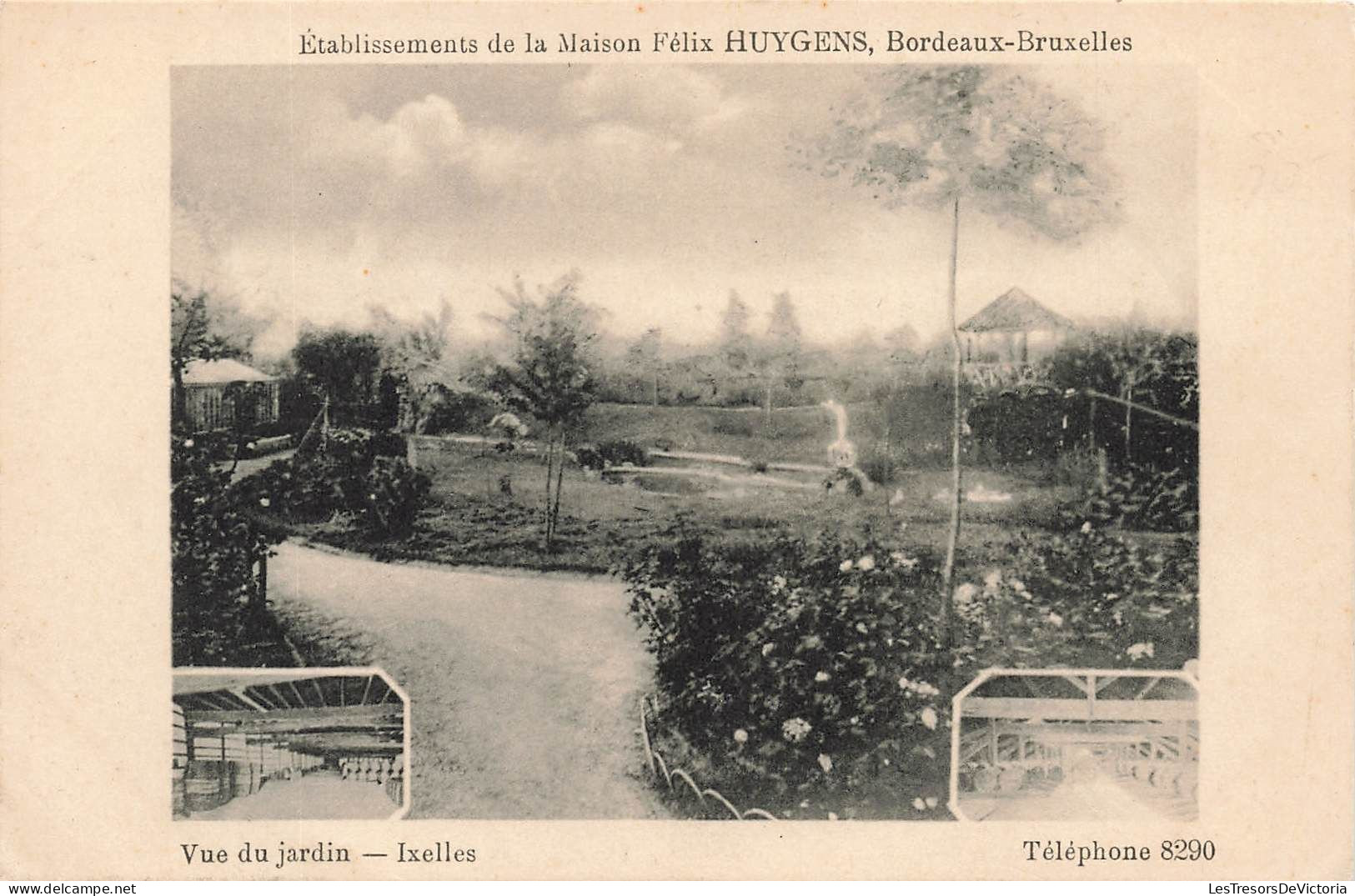 BELGIQUE - Bruxelles - Ixelles - Vue Du Jardin Des établissements De La Maison Félix Hyugens - Carte Postale Ancienne - Ixelles - Elsene