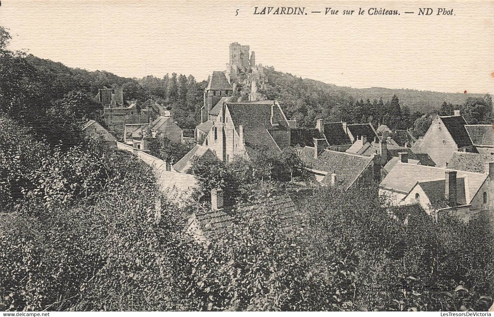 FRANCE -  Lavardin - Vue Sur Le Château - Carte Postale Ancienne - Sonstige & Ohne Zuordnung