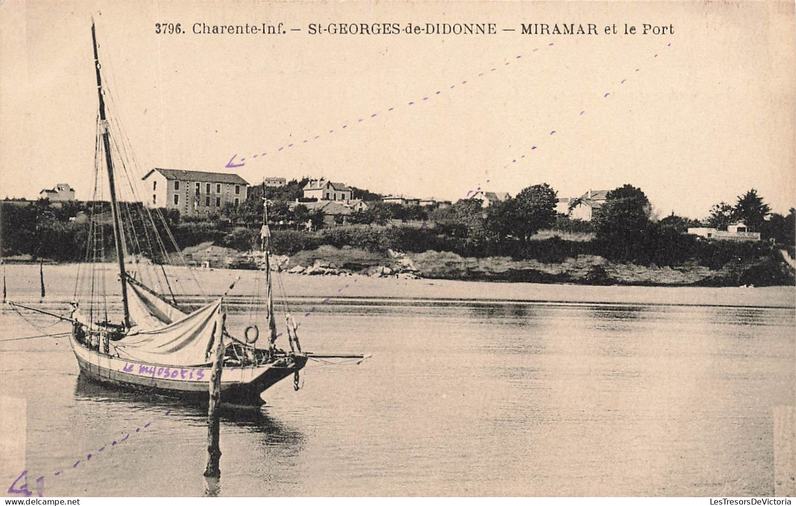 FRANCE -  Saint Georges De Didonne - Miramar Et Le Port - Carte Postale Ancienne - Saint-Georges-de-Didonne