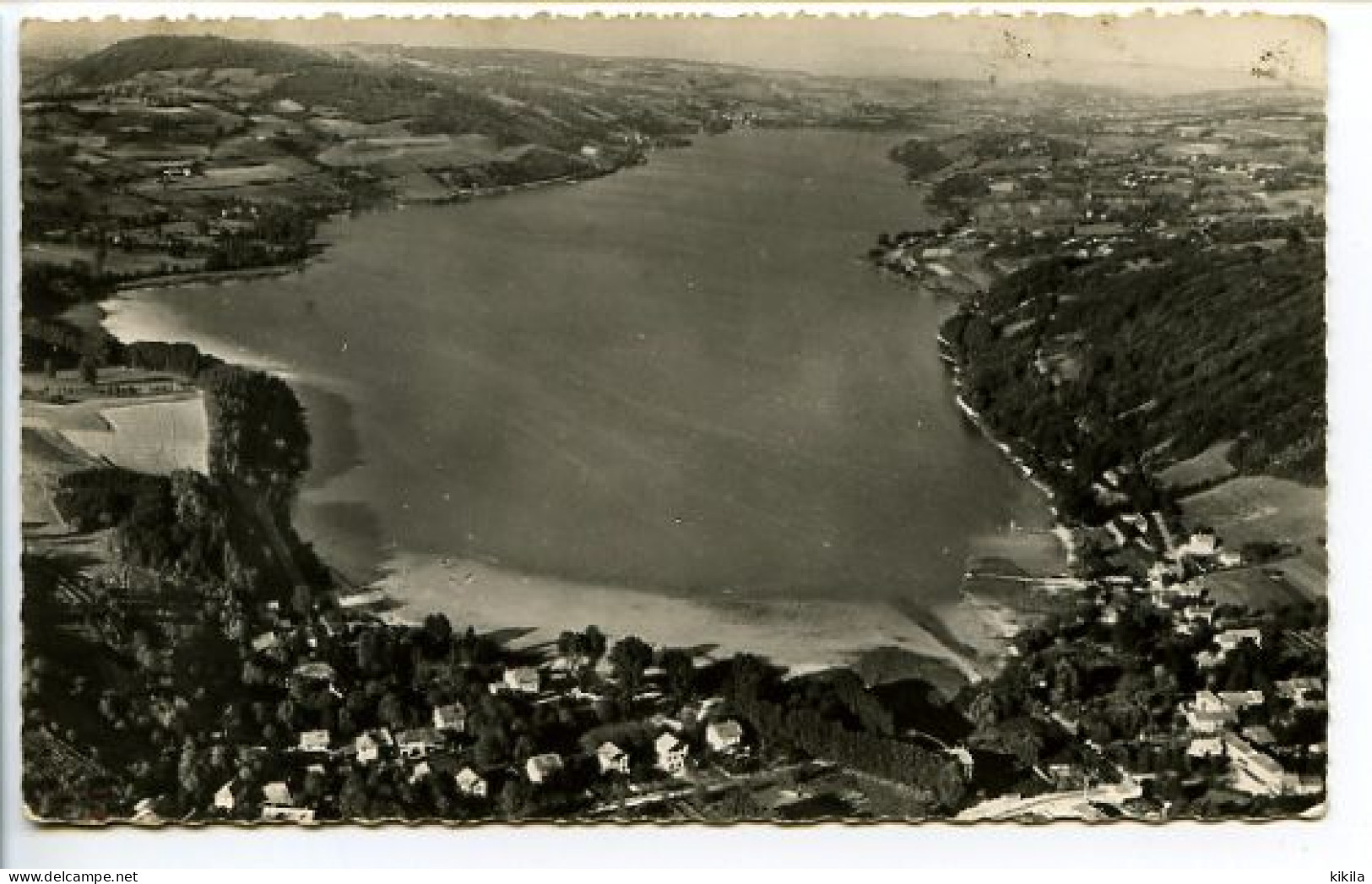 CPSM  9 X 14  Isère Lac De PALADRU - CHARAVINES  Vue Générale Aérienne - Paladru