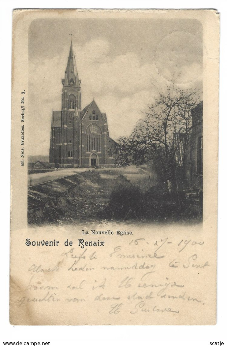Renaix.   -   La Nouvelle Eglise.   -   1900   Naar   Lierre - Renaix - Ronse
