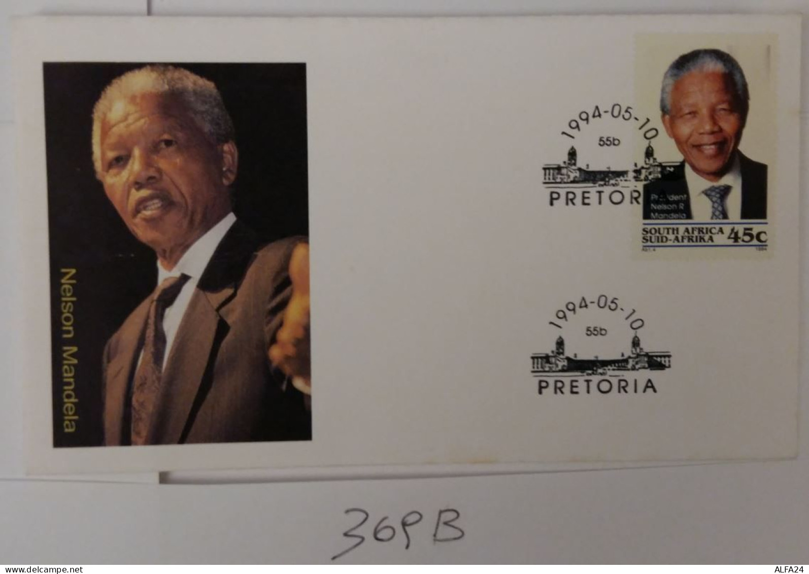 FDC SUD.AFRICA PRETORIA NELSON MANDELA 1994 (369B - FDC