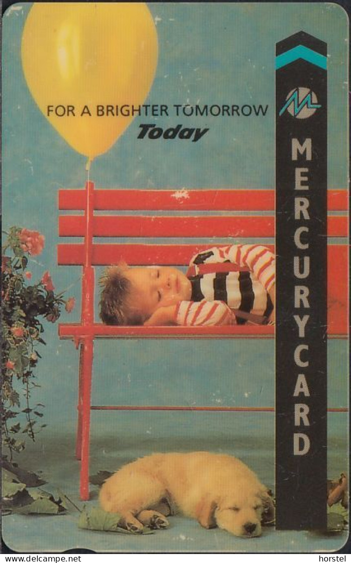 Mercury - MER132 - Today Newspaper - Dog & Child - £1 - Hund & Kind - 20MERB - [ 4] Mercury Communications & Paytelco