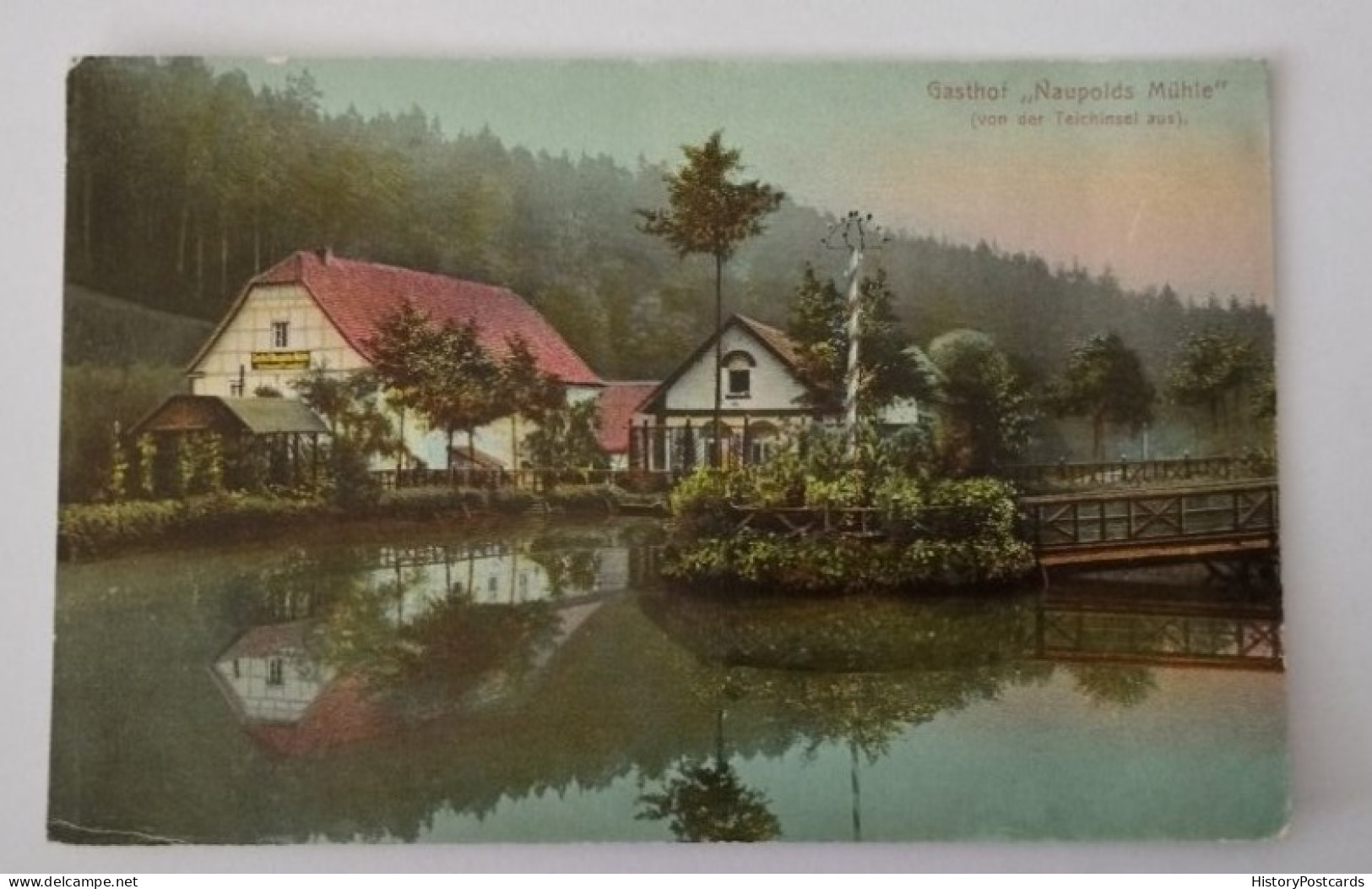 Eisenberg, Gasthof Naupolds Mühle, Gaststätte, Thüringen, 1907 - Eisenberg