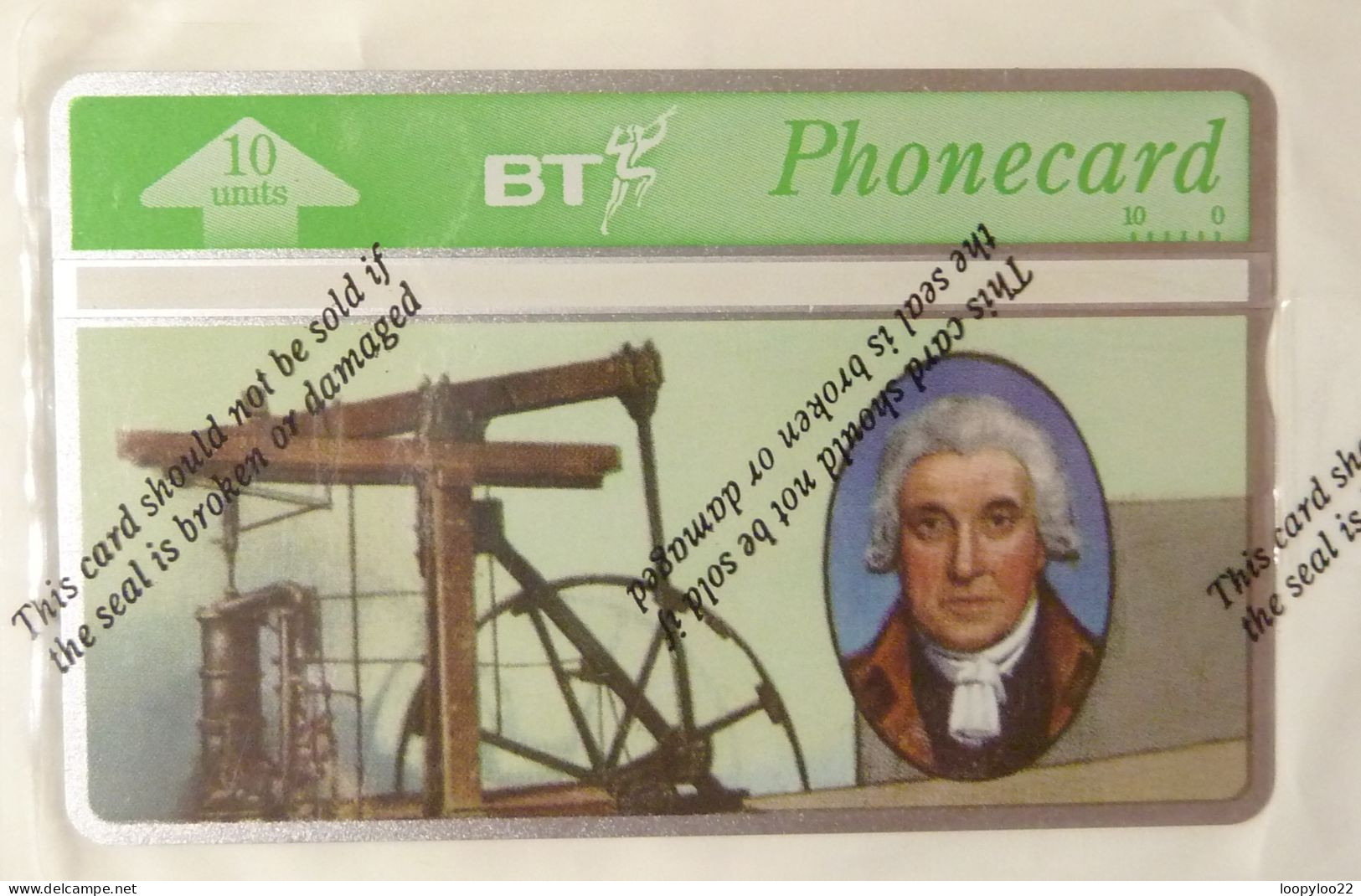 UK - Great Britain - BT & Landis & Gyr - Internal - BTI086 - James Watt - 408G - 2000ex - Mint Blister - BT Emissions Internes