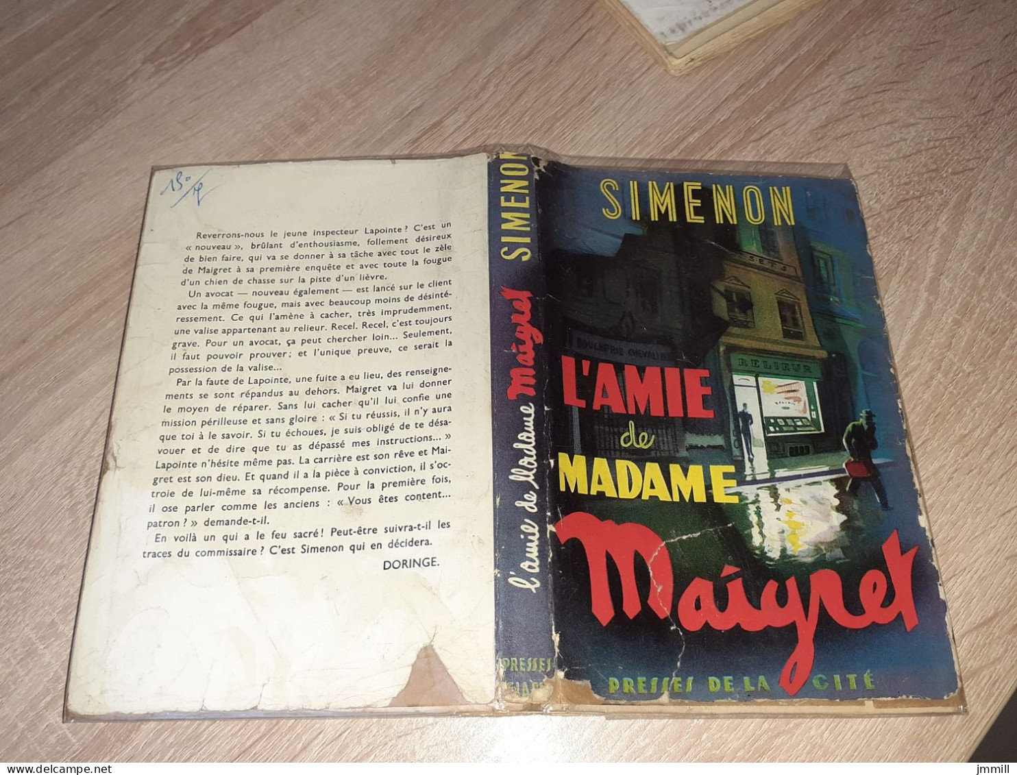 Simenon L'amie De Madame Maigret Avec Jaquette Originale Presses De La Cité - Simenon