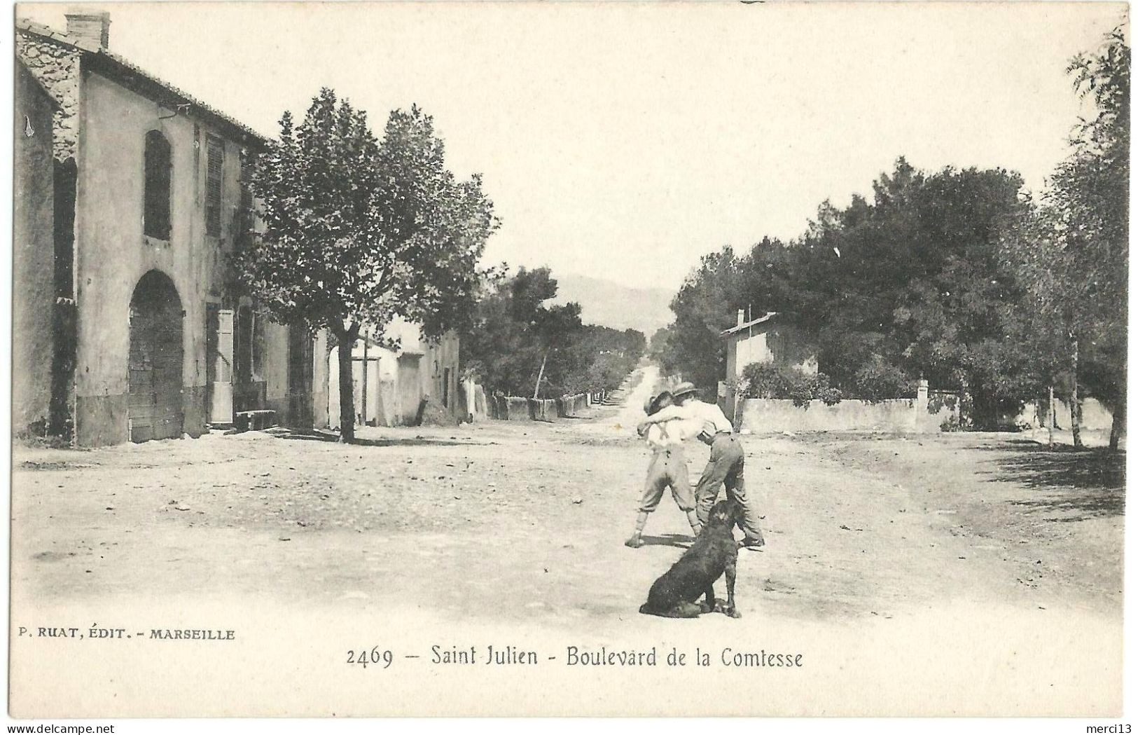 SAINT-JULIEN (13) – Boulevard De La Comtesse. Editeur Ruat, N° 2469 (idem Cliché Lacour). - Saint Barnabé, Saint Julien, Montolivet