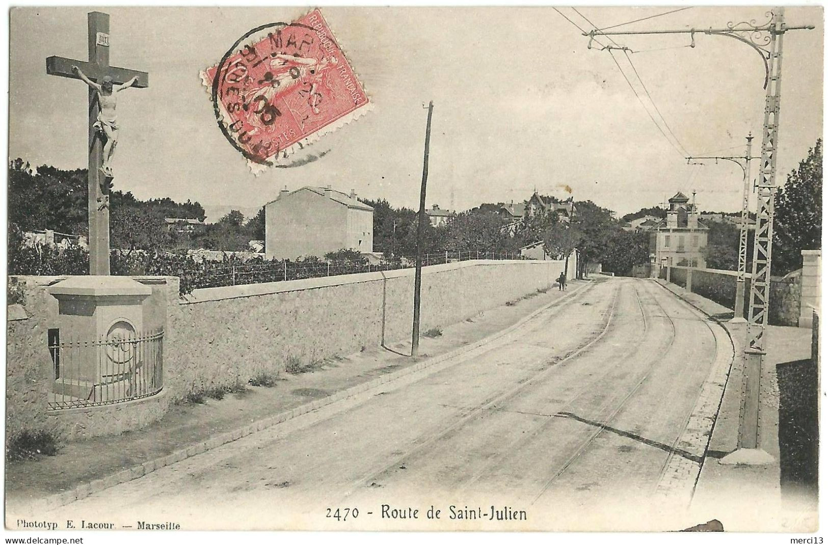 Route De SAINT-JULIEN (13). Editeur Lacour, N° 2470. - Saint Barnabé, Saint Julien, Montolivet