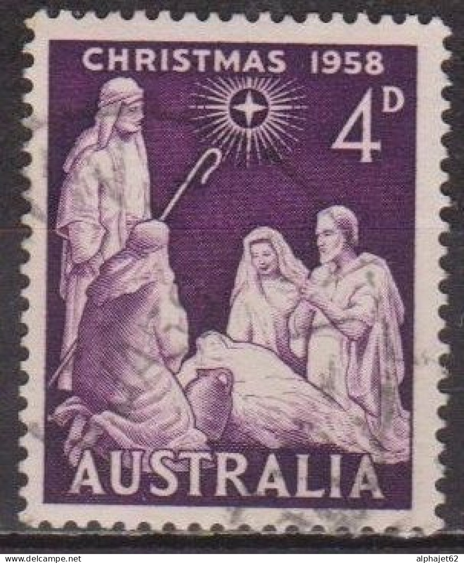 Noel - AUSTRALIE - La Nativité - N° 248 - 1958 - Usati