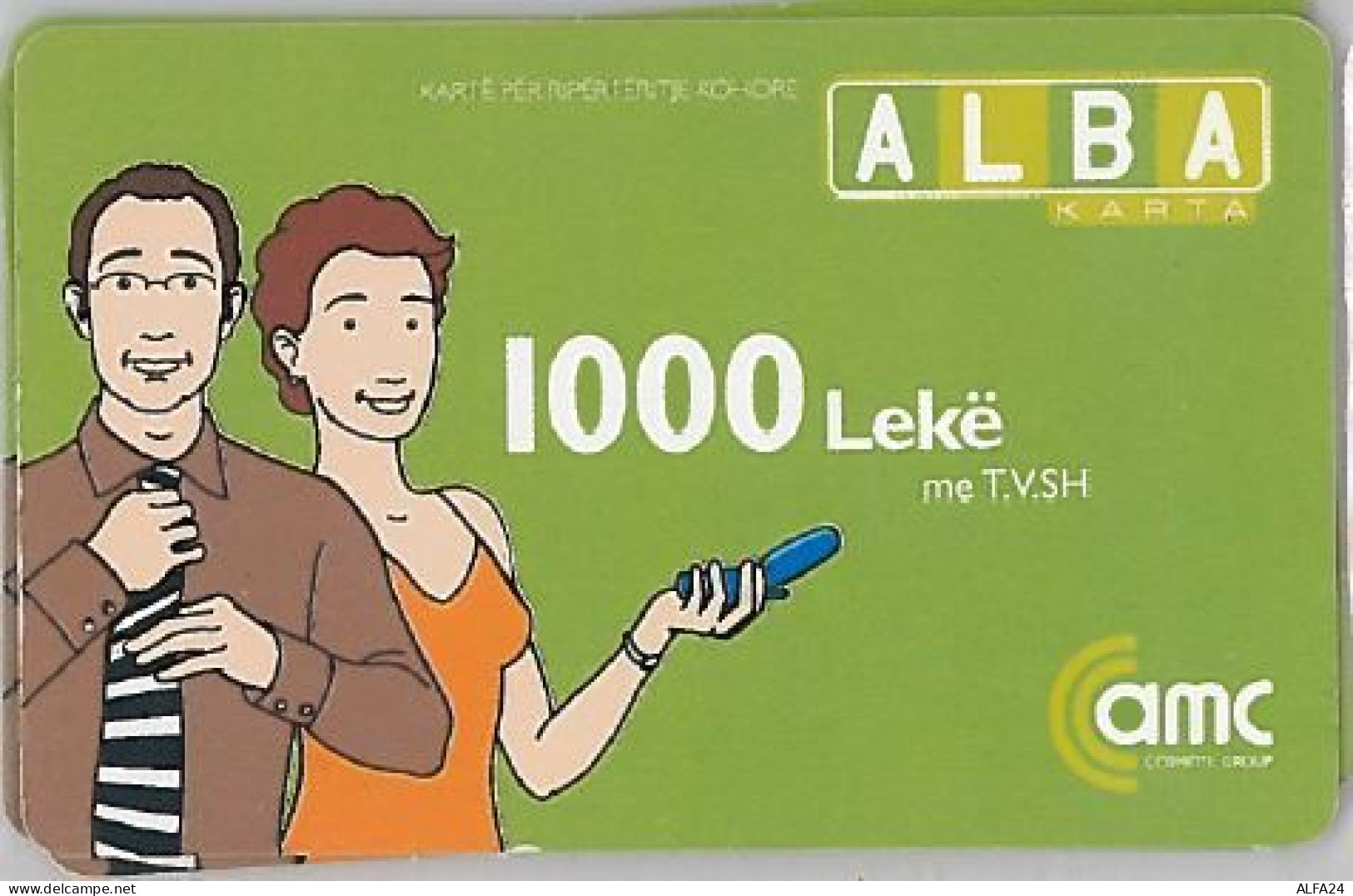 PREPAID PHONE CARD ALBANIA  (U.21.7 - Albanien