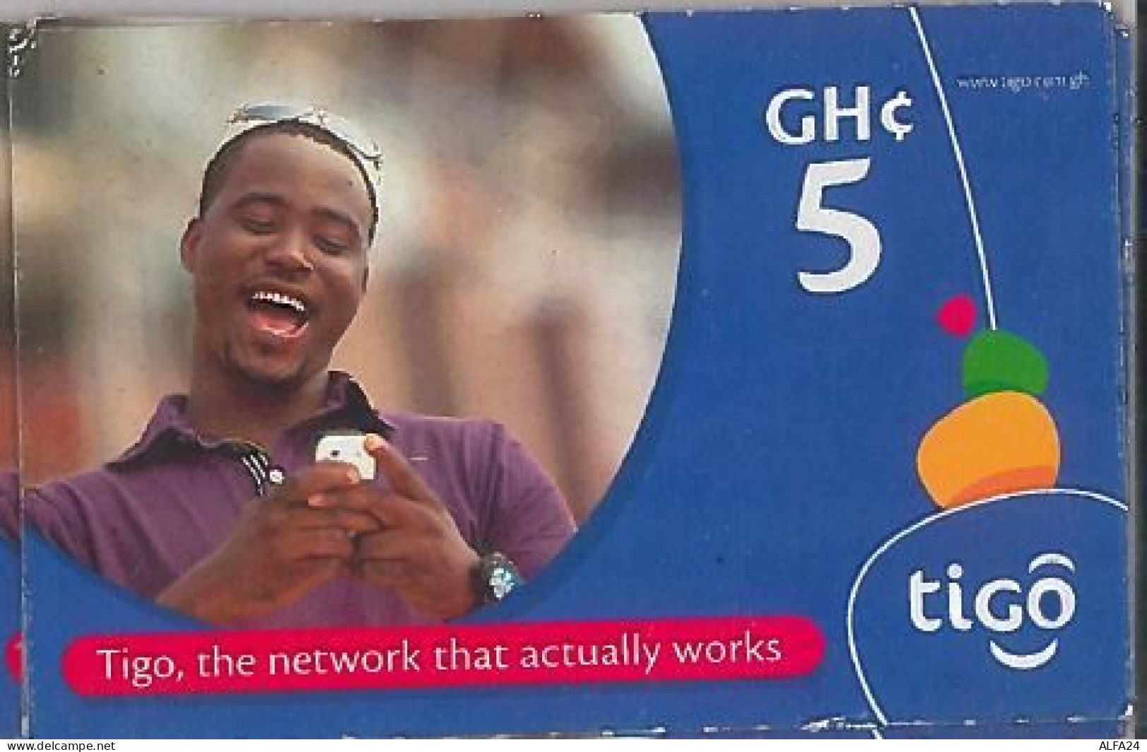 PREPAID PHONE CARD GHANA (U.60.8 - Ghana